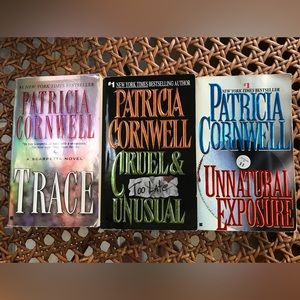 Patricia Caldwell books-paperbacks Trace, Cruel & Unusual and Unnatural Exposure
